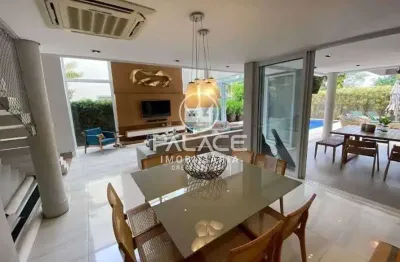 Casa de condomínio para venda e aluguel em alphaville piracicaba de 350.00m² com 4 quartos, 4 suites e 4 garagens