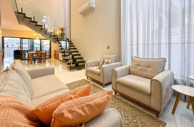 Casa de condomínio para venda em residencial ibi-aram ii - fase iia de 232.00m² com 4 quartos, 4 suites e 4 garagens