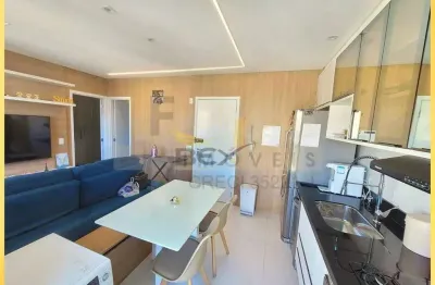 Apartamento para venda em jardim tupanci de 42.00m² com 1 quarto e 2 garagens