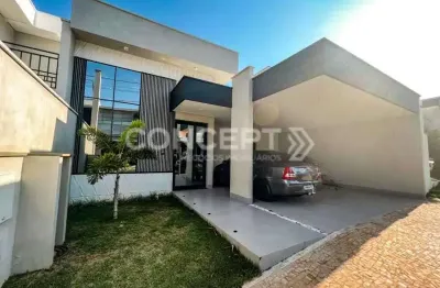 Casa de condomínio para venda em residencial reserva esmeralda de 180.00m² com 3 quartos, 3 suites e 2 garagens
