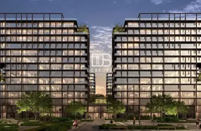 Studio para venda em barra da tijuca de 41.00m² com 2 quartos e 2 suites