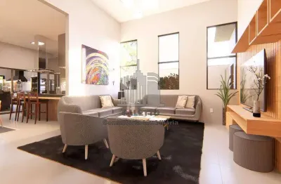 Casa para venda em loteamento residencial arborais de 223.12m² com 3 quartos, 3 suites e 4 garagens