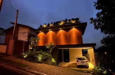 Casa de condomínio para venda em cézar de souza de 240.00m² com 4 quartos, 3 suites e 4 garagens