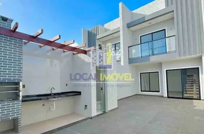 Sobrado para venda em felícia de 150.00m² com 4 quartos, 1 suite e 2 garagens