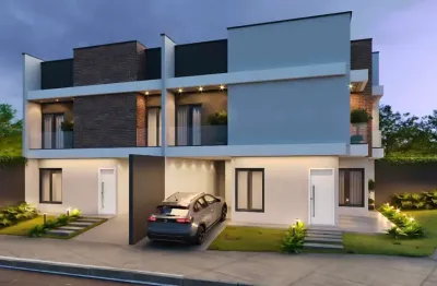 Sobrado para venda em cidade industrial de 86.00m² com 3 quartos, 1 suite e 2 garagens