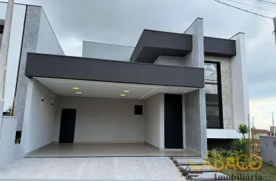Casa para venda em loteamento santa maria do leme de 153.00m² com 3 quartos, 3 suites e 4 garagens
