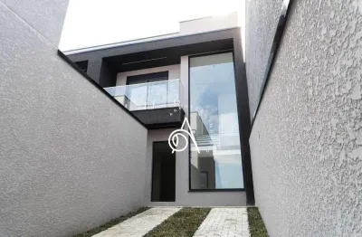 Sobrado para venda em xaxim de 112.00m² com 3 quartos, 1 suite e 4 garagens