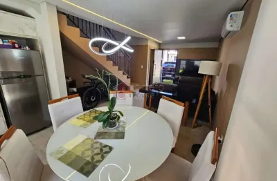 Sobrado para venda em jardim carolina de 89.00m² com 2 quartos, 2 suites e 2 garagens