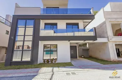 Casa de condomínio para alugar em santa felicidade de 168.00m² com 3 quartos, 1 suite e 2 garagens