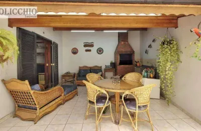 Sobrado para venda em vila valparaíso de 319.00m² com 3 quartos, 1 suite e 4 garagens