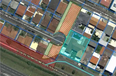 Terreno para venda em cajuru de 986.00m² com 5 garagens