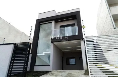 Sobrado para venda em xaxim de 107.00m² com 3 quartos, 1 suite e 2 garagens
