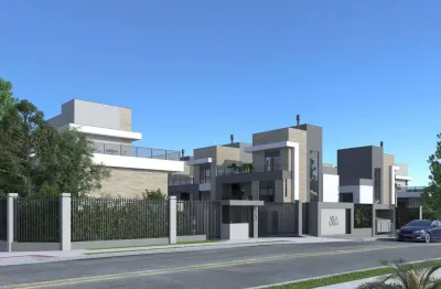 Casa de condomínio para venda em santa felicidade de 160.00m² com 3 quartos, 3 suites e 2 garagens
