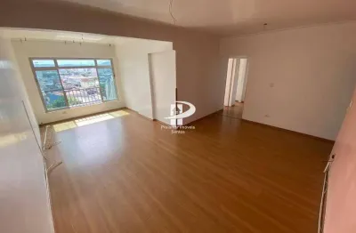 Apartamento para venda em vila matias de 107.00m² com 3 quartos e 1 garagem