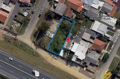 Terreno à venda na Rua Atílio Pioto, 5541, Uberaba, Curitiba