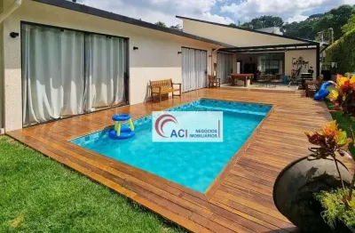 Casa de condomínio para venda em chácara eliana de 277.00m² com 3 quartos, 3 suites e 3 garagens