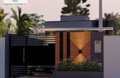 Casa para venda em jardim são judas tadeu de 68.00m² com 2 quartos e 2 garagens