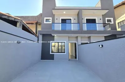 Sobrado para venda em mogi moderno de 107.00m² com 3 quartos, 1 suite e 2 garagens