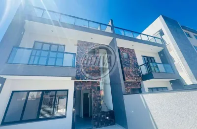 Sobrado para venda em pontal do paraná de 133.00m² com 3 quartos, 1 suite e 1 garagem