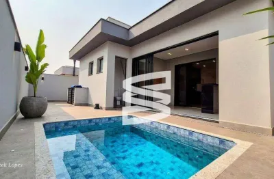 Casa de condomínio para venda em loteamento residencial e comercial villa d'aquila de 228.00m² com 3 quartos, 3 suites e 2 garagens