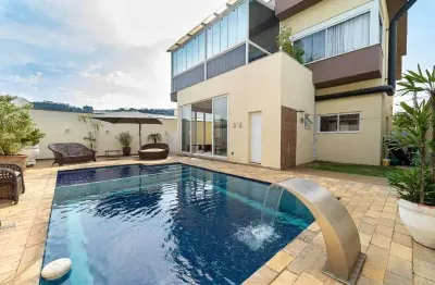 Casa para venda em residencial ibi-aram ii de 406.50m² com 4 quartos, 2 suites e 6 garagens
