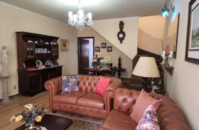 Sobrado para venda em indianópolis de 154.00m² com 3 quartos, 1 suite e 2 garagens