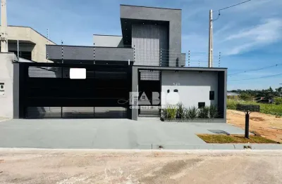 Casa para venda em residencial setsul ii de 126.00m² com 3 quartos, 1 suite e 2 garagens