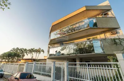 Cobertura para venda em jardim carioca de 203.00m² com 3 quartos, 1 suite e 2 garagens