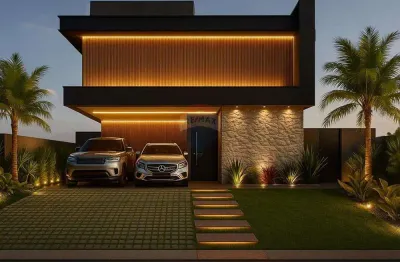 Casa de condomínio para venda em residencial e empresarial alphaville de 330.00m² com 5 quartos, 5 suites e 4 garagens