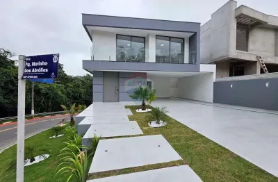 Casa de condomínio para venda em residencial real park de 345.00m² com 4 quartos e 4 suites