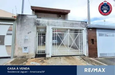 Casa para venda em parque residencial jaguari de 240.00m² com 3 quartos, 1 suite e 3 garagens