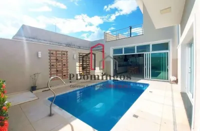 Sobrado para venda em residencial golden park de 220.00m² com 4 quartos, 4 suites e 4 garagens