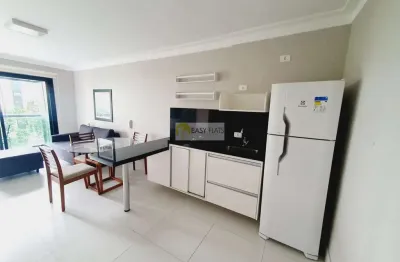 Flat para venda em jardim paulista de 40.00m² com 1 quarto, 1 suite e 1 garagem
