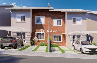 Casa de condomínio para venda em parque industrial harmonia de 93.46m² com 3 quartos, 1 suite e 2 garagens