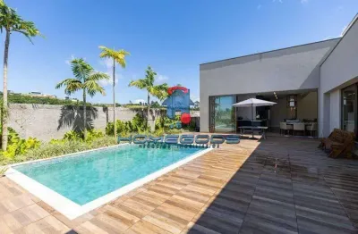 Casa de condomínio para venda em monte alegre de 360.00m² com 4 quartos, 4 suites e 4 garagens