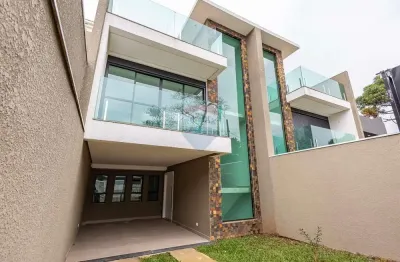 Sobrado para venda em abranches de 180.00m² com 3 quartos, 1 suite e 2 garagens