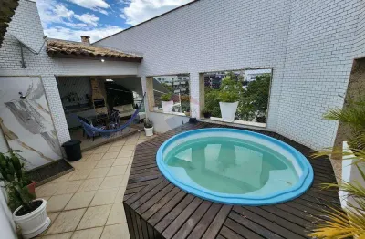 Cobertura para venda em recreio dos bandeirantes de 158.00m² com 3 quartos, 1 suite e 2 garagens