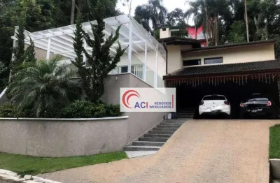 Casa de condomínio para venda e aluguel em granja viana de 432.00m² com 3 quartos, 3 suites e 4 garagens