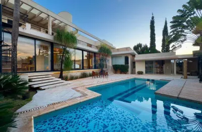 Casa para venda em condominio santa monica ii de 702.00m² com 4 quartos, 2 suites e 6 garagens