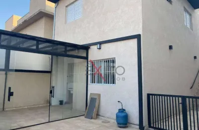 Sobrado para venda em portais (polvilho) de 75.00m² com 2 quartos e 2 garagens