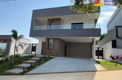 Sobrado para venda em condomínio helvetia park ii de 328.00m² com 4 quartos, 3 suites e 4 garagens