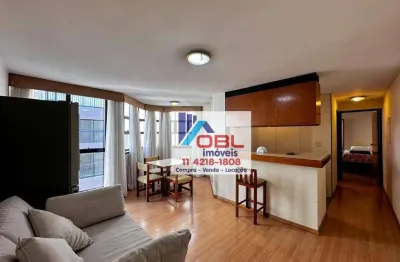 Flat para venda em brooklin de 54.00m² com 1 quarto e 1 garagem