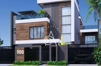 Sobrado para venda em xaxim de 126.00m² com 3 quartos, 1 suite e 2 garagens