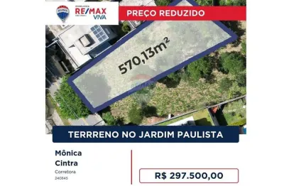 Terreno à venda no Jardim Paulista, Atibaia 