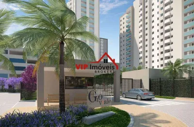 Apartamento para venda em jardim carolina de 83.00m² com 3 quartos, 1 suite e 1 garagem