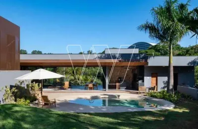 Casa de condomínio para venda em chácara bela vista de 385.00m² com 4 quartos, 4 suites e 9 garagens