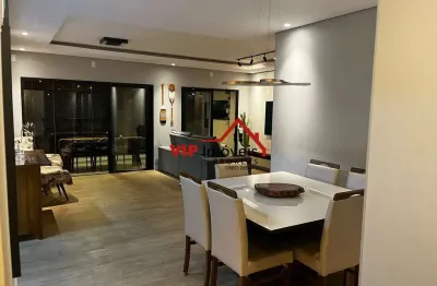 Apartamento para venda em jardim campos elísios de 141.00m² com 3 quartos, 3 suites e 3 garagens
