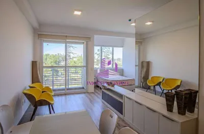 Studio para alugar em tamboré de 45.00m² com 1 quarto, 1 suite e 1 garagem