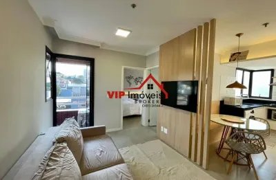 Flat para venda em anhangabaú de 45.00m² com 1 quarto, 1 suite e 1 garagem
