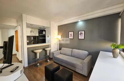 Flat para alugar em moema de 35.00m² com 1 quarto, 1 suite e 1 garagem